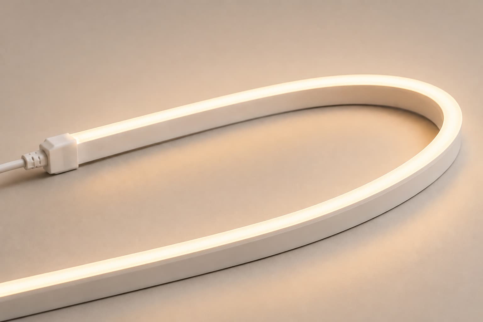 Warm white architectural LED neon flex